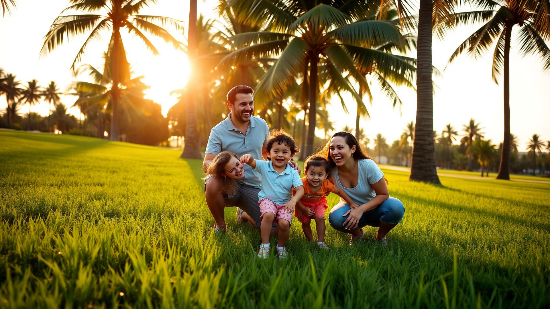 Áreas verdes para tus hijos